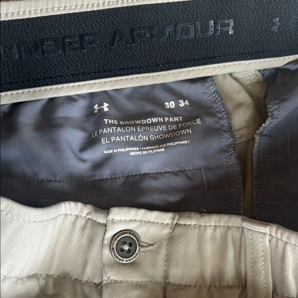 Men’s Under Armour Showdown Tapered Pant | 30x34| City Khaki - Picture 4 of 10